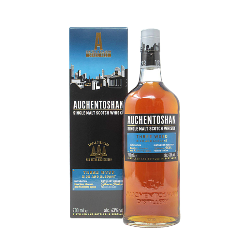 Auchentoshan Three Wood Single Malt Scotch Whisky | Decántalo