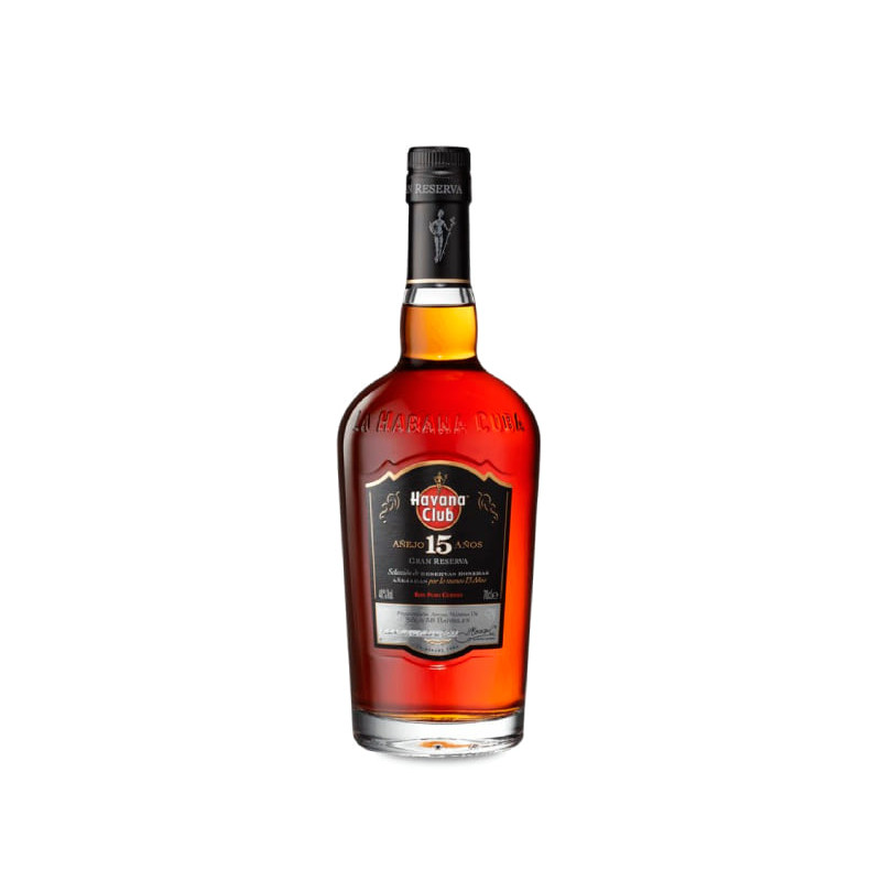 Havana Club añejo 15 years  70 cl 70 cl.