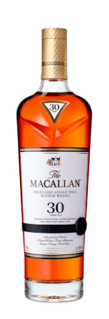 The Macallan 30年 ウイスキー 750ml 空き瓶 The Macallan 30 Year Old Sherry Oak Scotch Whisky | Decántalo