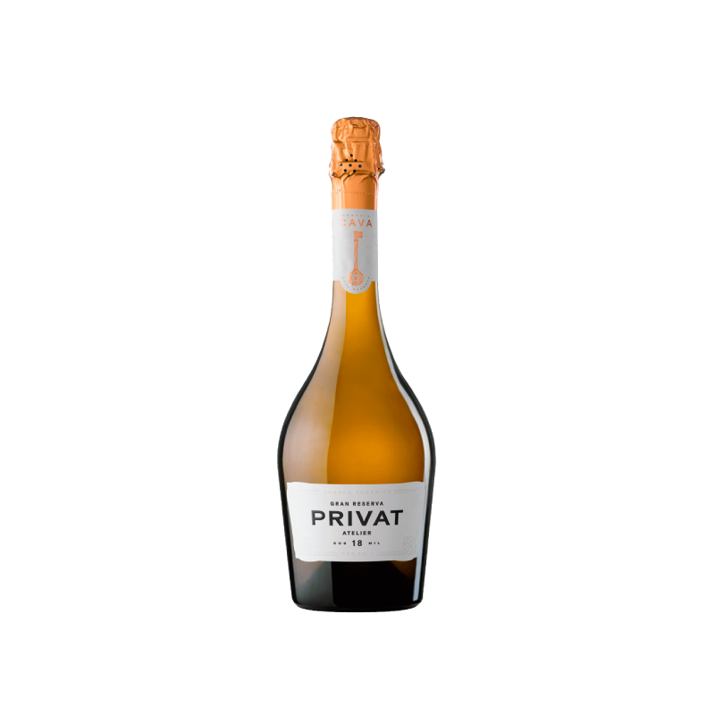 Bottle of Cava Privat Atelier Brut Nature Gran Reserva 2021