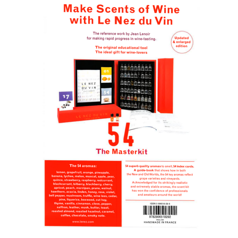 Le Nez du Vin The Masterkit 54 aromas in English